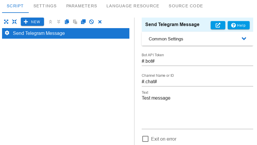 Telegram bot api sendmessage